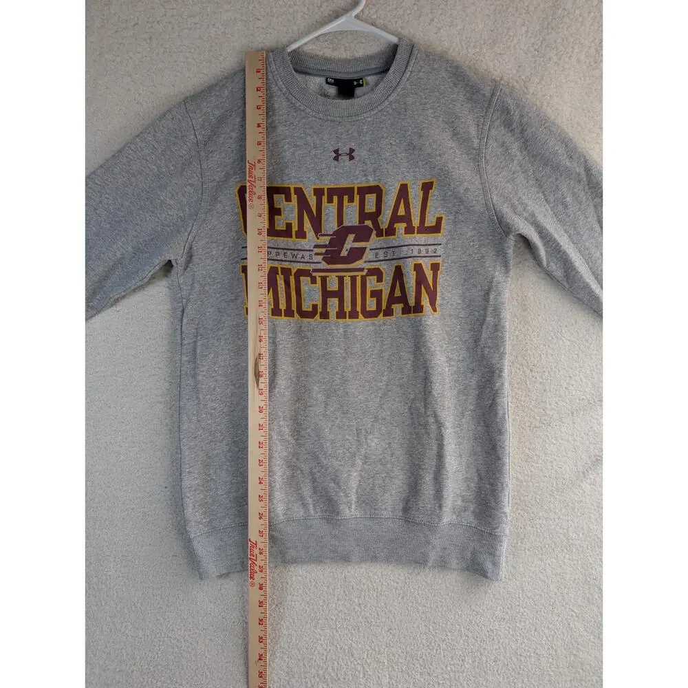 Central Michigan Chippewas Pullover Sweatshirt Mens Medium Loose Under Armour